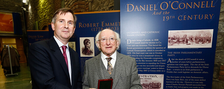 President delivers the 2015 Daniel O’Connell Memorial Lecture