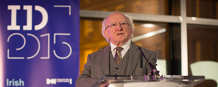 President launches the Liminal - Irish design at the threshold exhibition