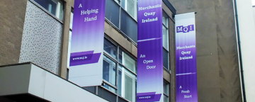 President Higgins visits Merchants Quay Project