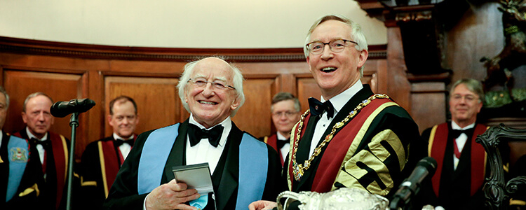President is conferred with Honorary Fellowship of the Royal College of Surgeons of Ireland