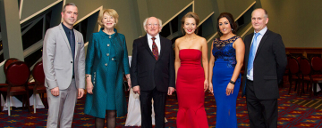 President celebrates Seachtain na Gaeilge 2015 in Belfast