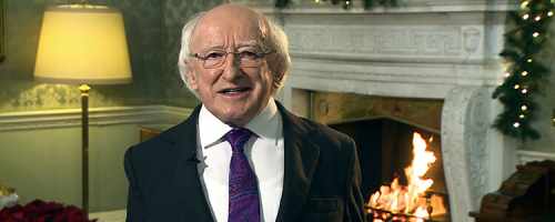 A Christmas and New Year message from President of Ireland, Michael D. Higgins 2015
