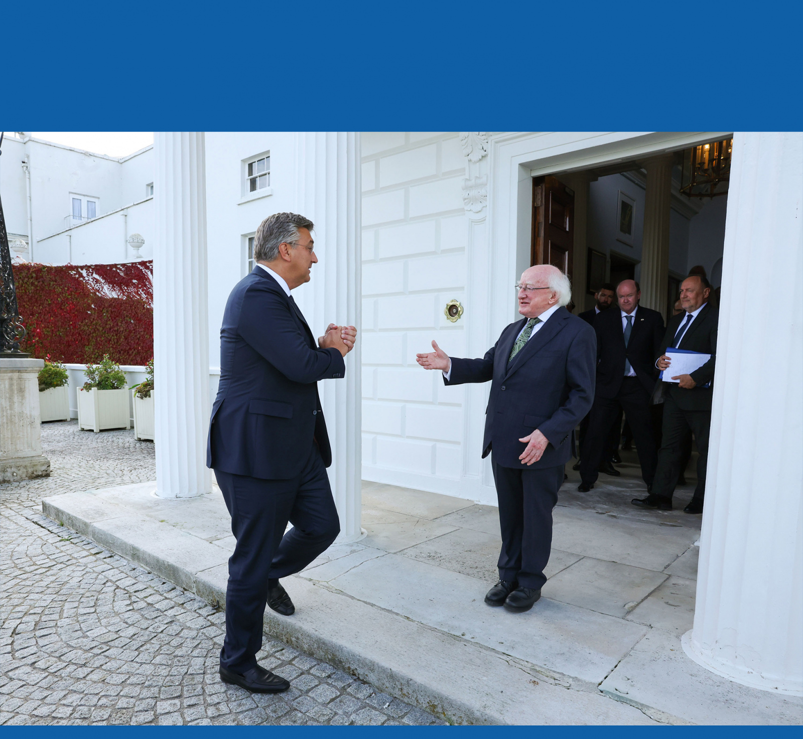 President receives H.E. Mr. Andrej Plenkovic
