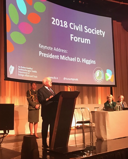 President delivers keynote address at the Civil Society Human Rights Forum on the theme of the 70th Anniversary of the Universal Declaration of Human Rights