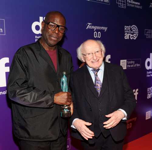 President presents the Dublin International Film Festival Volta award